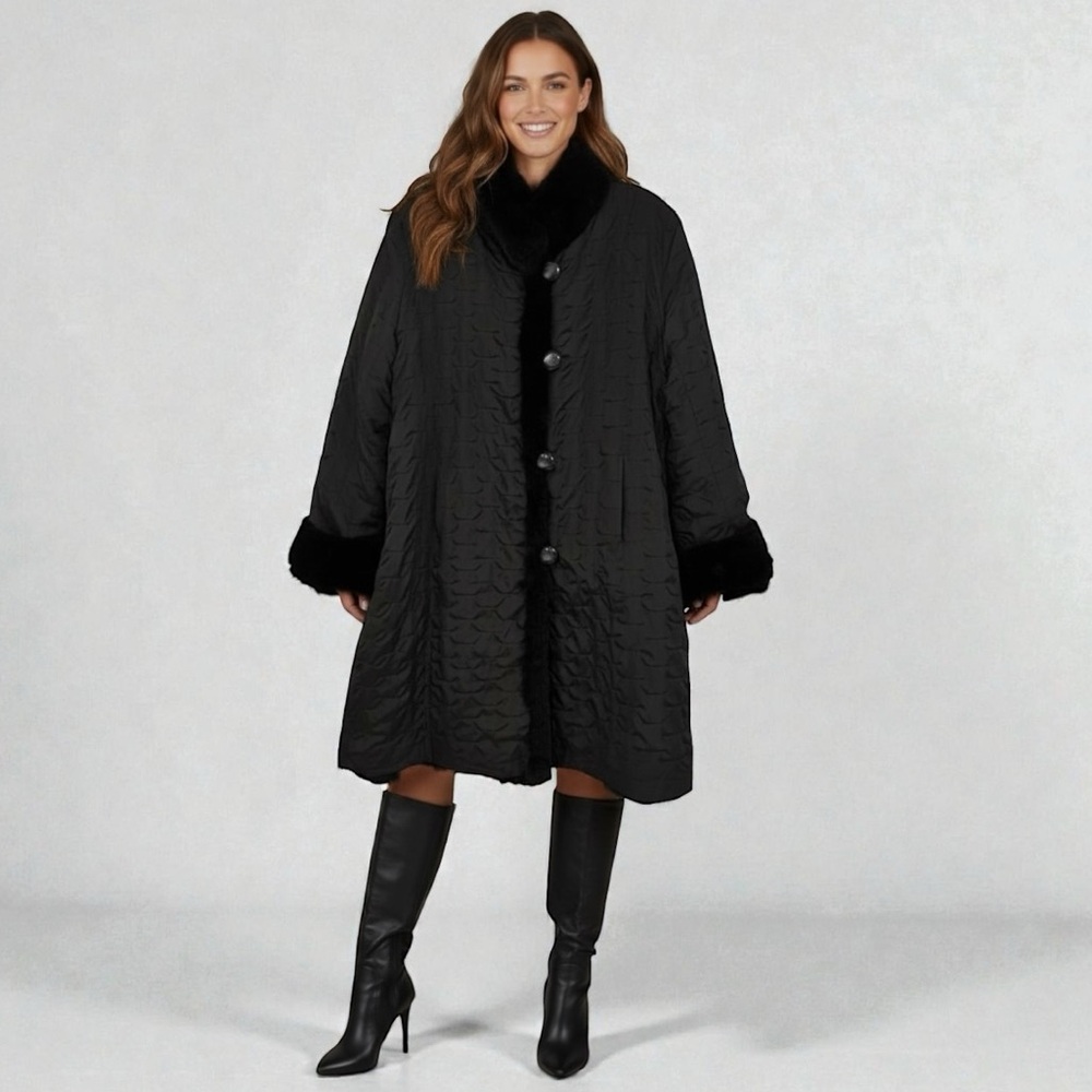 Bespoke Reversible Fabric/Fur Coat